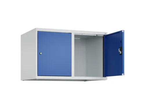 opzetkast,v. locker,2vak.,vak B 400mm,HxBxD 500x800x500mm,cilinderslot