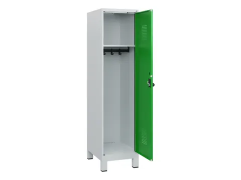 schoollocker,HxBxD 1630x400x500mm,1vak,vak B 400mm,draaigrendel,voeten