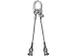 Élingue Multibrins 4Brins Cmu 0-45° 8 4T Ø Câble 20Mm Longueur Uti