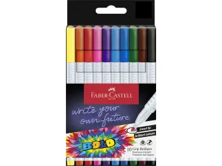 Viltstiften Faber-Castell Grip Bold kartonetui 10 stuks - 2