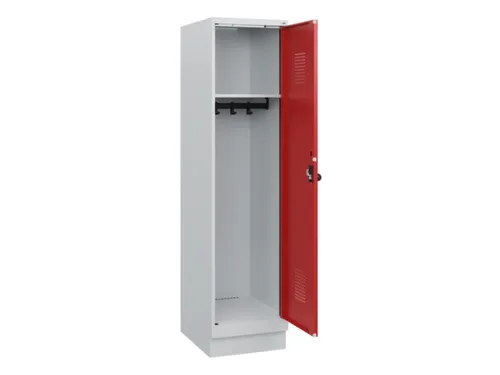schoollocker,HxBxD 1630x400x500mm,1vak,vak B 400mm,draaigrendel,sokkel
