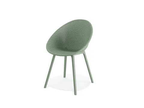 Qosy Kuipstoel voor buiten PP groen Tuinstoel