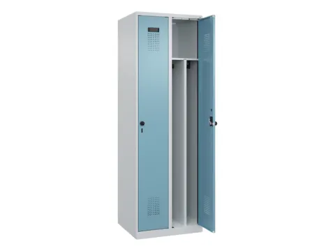locker voor scheiding van kleding,HxBxD 1850x600x500mm,2vak