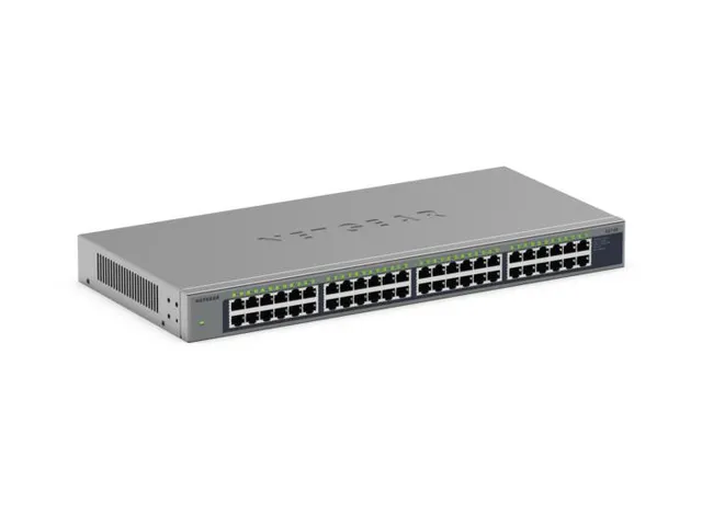 NETGEAR GS748, Unmanaged, Gigabit Ethernet (10/100/1000), Full duplex,
