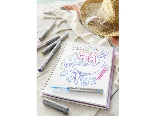 Inktroller Faber-Castell 0.7mm paars