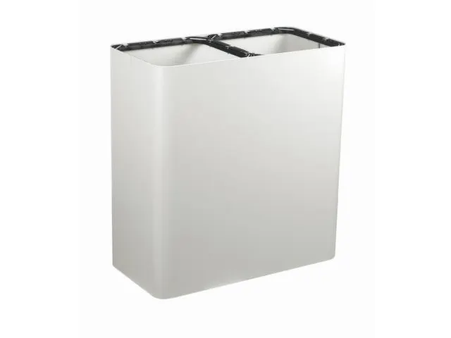 Afvalverzamelstation,2X100L,Romp Wit