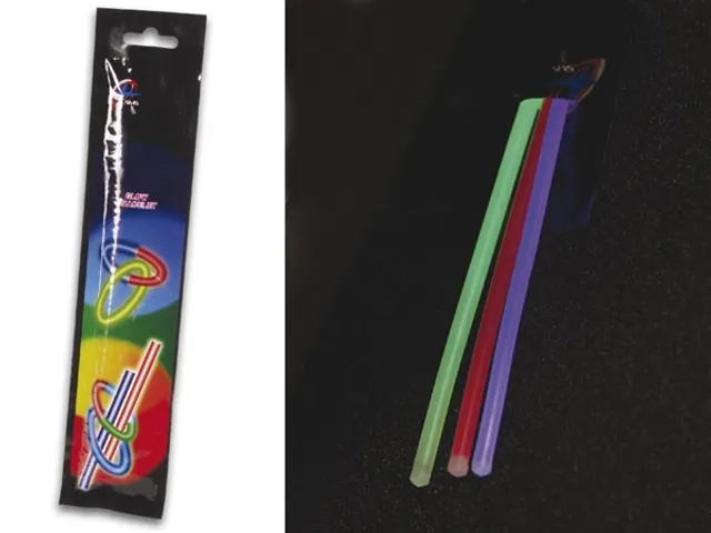 JEU DE Tubes Fluorescents Ø 0.5x20cm - DIFFÉRENTES Couleurs (3 PC