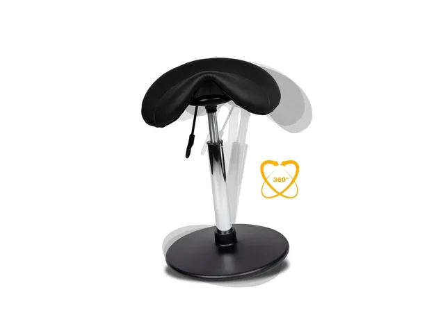 Zadelkruk Office balans standaard zwart