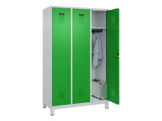 locker,HxBxD 1950x1200x500mm,3vak,vak B 400mm,cil.-slot,voeten - 1
