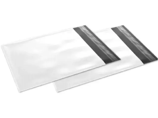 Verzendzakken Coex PE 250x350mm + 50 mm 55 micron 500 stuks