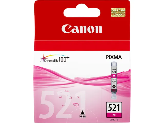 Cartouche d’encre Canon CLI-521 magenta