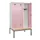 locker met bank,HxBxD 2120x1200x815mm,3vak,vak B 400mm,cilinderslot