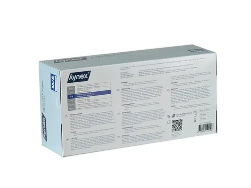Handschoen Hynex latex M wit 5gr 100 stuks