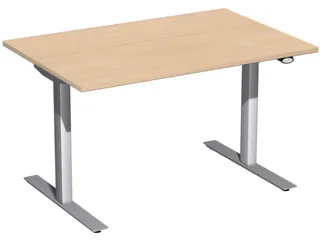Elektrisch in hgte vst. zit-sta-bureau,decor beuken 650-1250x1200x800m - 3