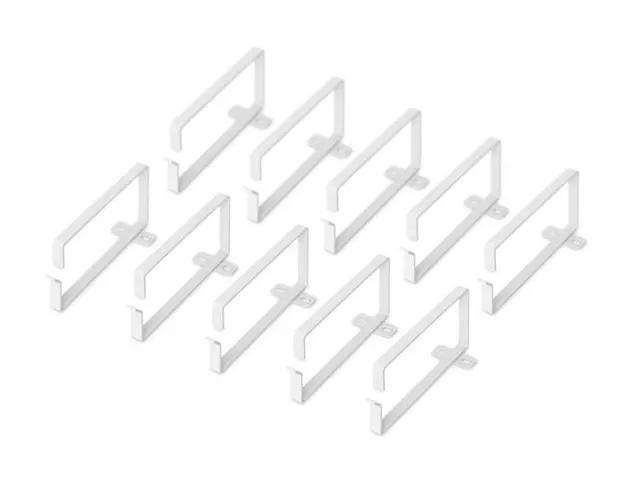 3U kabelring 70×150 mm 10 stuks grijs (RAL 7035)