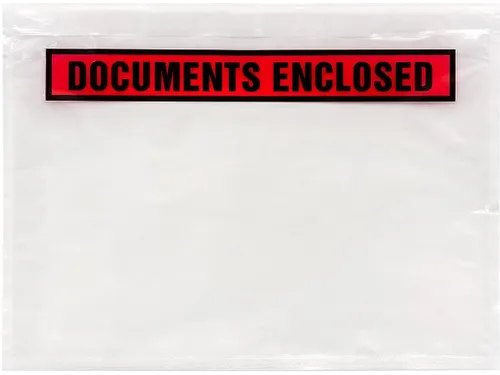 Paklijstenvelop Documents Enclosed Zelfklevend 225x165mm 1000 Stuks