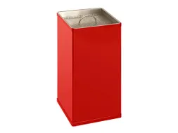 Zandasbak vierkant Rood
