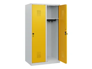 schoollocker,HxBxD 1530x800x500mm,2vak,vak B 400mm,draaigrendel - 1