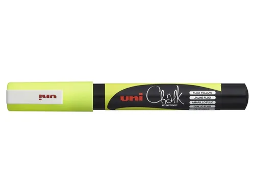 Krijtstift Uni-ball rond 0.9-1.3mm fluor geel