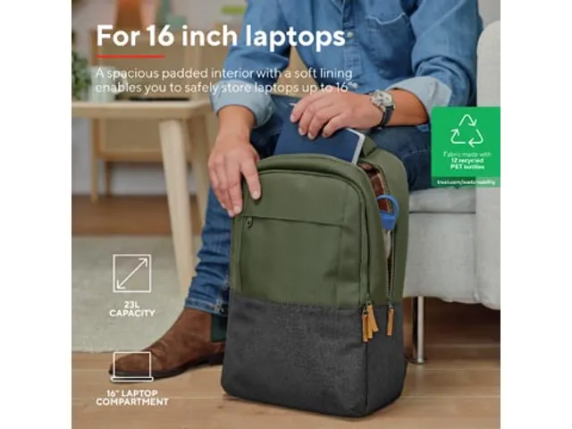 Laptoptas Rugzak 16 Inch Lisboa Groen