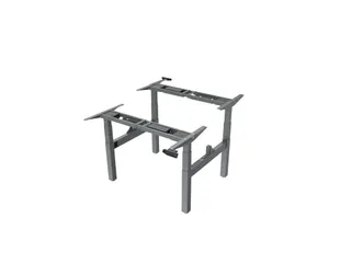 Elektrisch Verstelbaar Zit-Sta Frame Duo Bureau Grijs 180Cm - 4