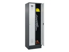 locker,HxBxD 1950x600x500mm,2vak,vak B 300mm,cil.-slot,sokkel