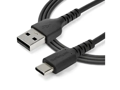 USB 2.0 naar USB-C kabel 2 Meter Zwart