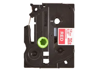 Labeltape Brother P-touch TZe-435 standaard 12mm wit op rood - 5