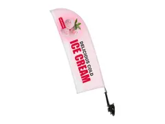 Print voor Raamvlag Wind Enkelzijdig