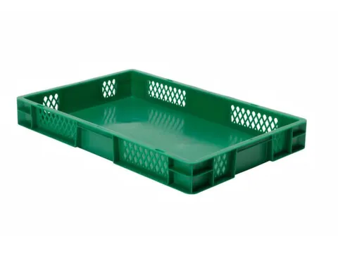 Euronorm-Stapelbak 14.5l H X L X B 75x600x400mm Groen