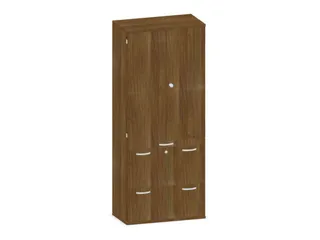 kantoorkast,HxBxD 1920x800x430mm,decor romp noten,decor front noten - 1