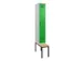 locker met bank,voor scheiding van kleding,HxBxD 2120x300x815mm,1vak