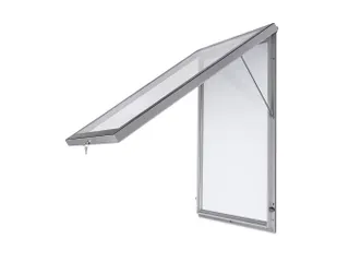 Vergrendelbaar Posterframe Slim Premium Design Outdoor A1 Alu/ Zwart - 5