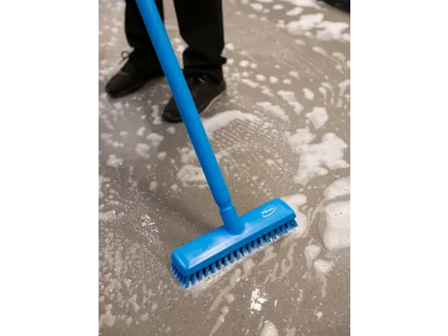 Vikan Hygiene luiwagen met waterdoorvoer zwart extra hard 270mm