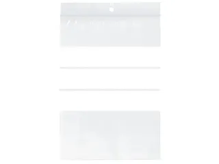 Gripzak Raadhuis 100x150mm met schrijfvlak, krimp a 100 stuks - 1