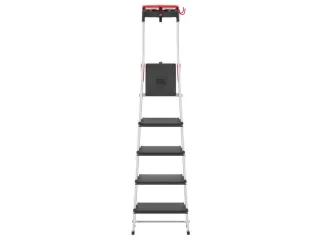 staande trap,5 XXL treden,treden/platform zwart,Stand H 1,06m - 4