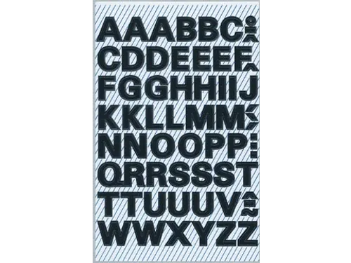 Avery Zweckform Etiketten letters A-Z 2 blad zwart waterbestendig