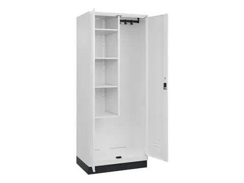 schoonmaakkast HxBxD 1950x800x500mm links 4vakken