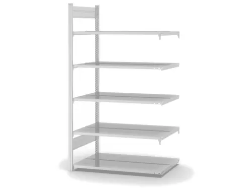 Inhaakstelling Aanbouwveld 1750x1010x635mm 5Legborden Dubbel Ral7035