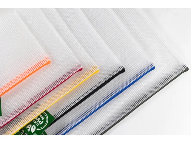 Trousse Foldersys EVA sans PVC avec fermeture éclair 6 pièces assort