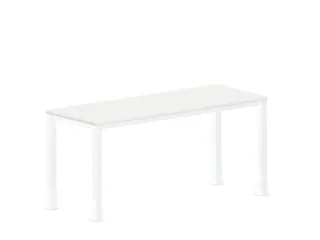 In hoogte verstelbaar bureau,HxBxD 720-840x1600x600mm,Bl-wit - 2