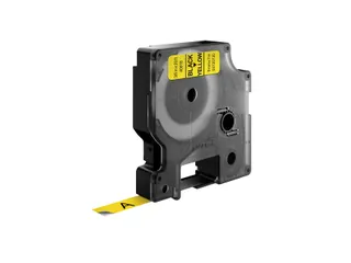 Labeltape Dymo LabelManager D1 polyester 9mm zwart op geel - 7