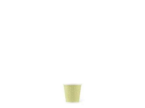 Beker porselein Les Artistes Paris 80ml siliconen grip Groen Pastel