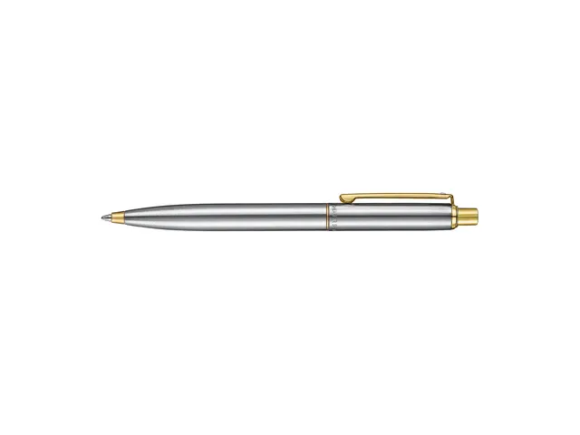 Balpen Sheaffer Sentinel 333 brushed chrome, PVD gold plated trims
