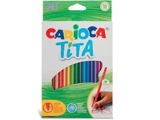 kleurpotlood Tita 18 stuks in een kartonnen etui - 2