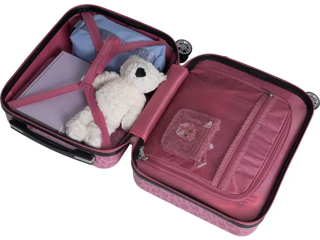 Koffer Beckmann kind 22L Furry pink