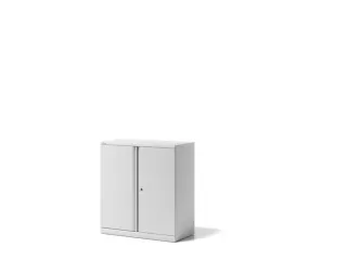 kantoorkast openslaande deuren HxBxD 1000x914x470mm Stalen verkeerswit - 1