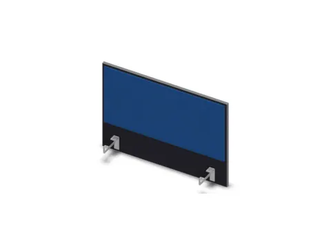 opzetpaneel bureau aanbouw zijkant CC-zwart BN6016-blauw 800mm