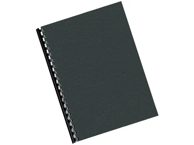 Voorblad A4 Zwart Lederlook 250 Grams Pak 100 Stuks