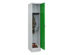 locker,HxBxD 1950x400x500mm,1vak,vak B 400mm,draaigrendel,sokkel